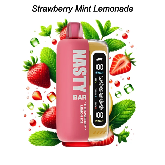 STRAWBERRY MINT LEMONADE